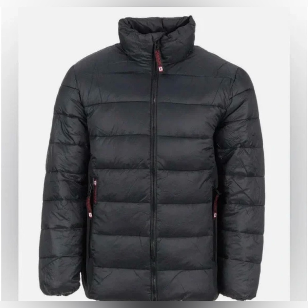 Canada Weather Gear Men's Classic Black Puffer Jacket. XL. Like New.